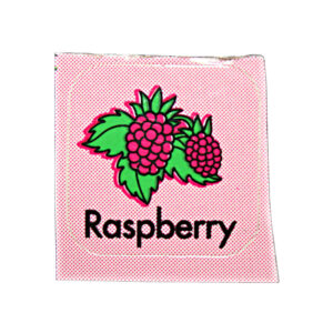 Raspberry Flavor Blast Decal